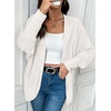 image:imageSidefeel Womens Oversized Cardigan Sweaters Boho Lightweight SweaterWhite
