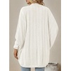 image:imageSidefeel Womens Oversized Cardigan Sweaters Boho Lightweight SweaterWhite