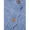 image:imageSidefeel Womens Oversized Fuzzy Cardigan SweatersAshleigh Blue
