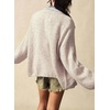 image:imageSidefeel Womens Oversized Fuzzy Cardigan SweatersWhite