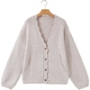 image:imageSidefeel Womens Oversized Fuzzy Cardigan SweatersWhite