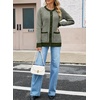 image:imageSidefeel Womens Plaid Cardigan SweatersGreen
