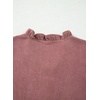 image:imageSidefeel Womens Ruffle Button Down Corduroy ShirtsMineral Red