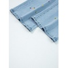 image:imageSidefeel Womens Straight Leg Jeans Embroidered Denim Pants with PocketsIceland Blue