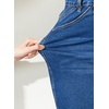 image:imageSidefeel Womens Summer High Waist Jean SkirtBluing