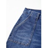 image:imageSidefeel Womens Wide Leg Jeans High Waisted Baggy Denim PantsDark Blue