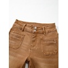 image:imageSidefeel Womens Wide Leg Jeans High Waisted Denim PantsBrown
