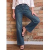 image:imageSidefeel Womens Wide Leg Jeans High Waisted Denim PantsReal Teal