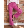 image:imageSidefeel Womens Wide Leg Jeans High Waisted Denim PantsRose Red