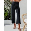 image:imageSidefeel Womens Wide Leg Jeans High Waisted JeansBlack