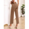 image:imageSidefeel Womens Wide Leg Jeans High Waisted JeansBrown
