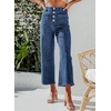 image:imageSidefeel Womens Wide Leg Jeans High Waisted JeansDeepsea Blue
