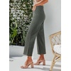 image:imageSidefeel Womens Wide Leg Jeans High Waisted JeansGreen