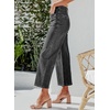 image:imageSidefeel Womens Wide Leg Jeans High Waisted JeansGrey