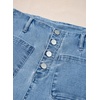 image:imageSidefeel Womens Wide Leg Jeans High Waisted JeansMist Blue