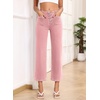 image:imageSidefeel Womens Wide Leg Jeans High Waisted JeansPeach Blossom