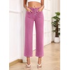 image:imageSidefeel Womens Wide Leg Jeans High Waisted JeansPink
