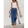 image:imageSidefeel Womens Wide Leg Jeans High Waisted JeansSail Blue