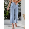 image:imageSidefeel Womens Wide Leg Jeans High Waisted JeansSky Blue