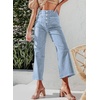 image:imageSidefeel Womens Wide Leg Jeans High Waisted JeansSky Blue