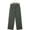 image:imageSidefeel Womens Wide Leg Jeans High Waisted Seamd Baggy Denim PantsGreen