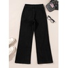 image:imageSidefeel Womens Wide Leg Jeans High Waisted Stretch Denim PantsBlack