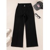 image:imageSidefeel Womens Wide Leg Jeans High Waisted Stretch Denim PantsBlack