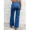 image:imageSidefeel Womens Wide Leg Jeans High Waisted Stretch Denim PantsBlue