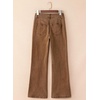 image:imageSidefeel Womens Wide Leg Jeans High Waisted Stretch Denim PantsBrown