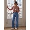 image:imageSidefeel Womens Wide Leg Jeans High Waisted Stretch Denim PantsSky Blue