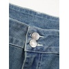 image:imageSidefeel Womens Wide Leg Jeans High Waisted Stretch Denim PantsVintage Blue