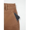 image:imageSidefeel Womens Wide Leg Jeans High Waisted Stretchy Ankle Denim PantsBrown