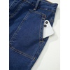 image:imageSidefeel Womens Wide Leg Jeans High Waisted Stretchy Ankle Denim PantsDark Blue