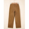 image:imageSidefeel Womens Wide Leg Jeans High Waisted Stretchy Boyfriend Denim PantsBrown