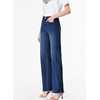 image:imageSidefeel Womens Wide Leg Jeans High Waisted Stretchy Denim PantsBluing