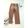 image:imageSidefeel Womens Wide Leg Jeans High Waisted Stretchy Denim PantsBrown