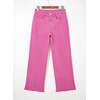 image:imageSidefeel Womens Wide Leg Jeans High Waisted Stretchy Denim PantsHot Pink