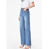 image:imageSidefeel Womens Wide Leg Jeans High Waisted Stretchy Denim PantsLight Blue