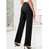 image:imageSidefeel Womens Wide Leg Jeans High Waisted Stretchy Denim PantsSolid Black