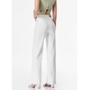 image:imageSidefeel Womens Wide Leg Jeans High Waisted Stretchy Denim PantsWhite