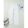 image:imageSidefeel Womens Wide Leg Jeans High Waisted Stretchy Denim PantsWhite