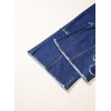 image:imageSidefeel Womens Y2K Floral Wide Leg Elastic High Waisted Baggy JeansBlue