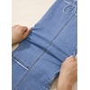image:imageSidefeel Womens Y2K Floral Wide Leg Elastic High Waisted Baggy JeansIceland Blue