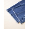 image:imageSidefeel Womens Y2K Floral Wide Leg Elastic High Waisted Baggy JeansLight Blue