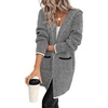 image:imageSidefeel Hooded Cardigan Sweaters for Women Fall OutfitsGray