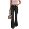 image:imageSidefeel Womens High Waisted Flare JeansBlack