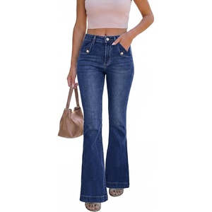 image:imageSidefeel Womens High Waisted Flare JeansBluing