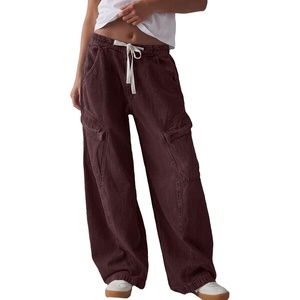 image:imageSidefeel Womens MidLow Rise Y2K Boyfriend Baggy JeansCoffee