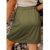 image:imageSidefeel Womens Corduroy Skirt High Waist Short SkirtsGreen