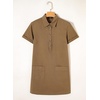 image:imageSidefeel Womens Denim Dress Casual A Line Trendy Mini Jean DressBrown